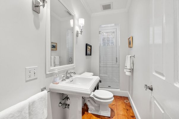 Bathroom, Interior, Wood Texture Flooring