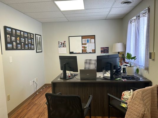 Home Office, Interior, Wood Texture Flooring