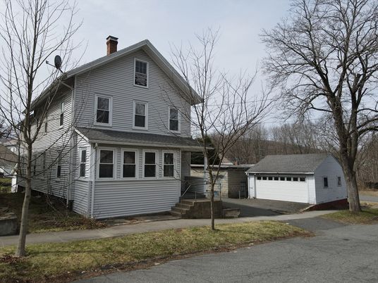 Attached, Detached Garage, Exterior, Facade, Queen Anne Victorian