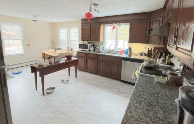 Dining room, Interior, Kitchen