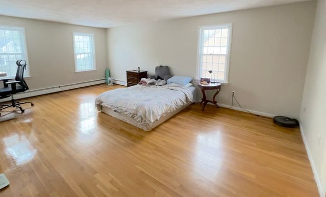 Bedroom, Home Office, Interior, Wood Texture Flooring