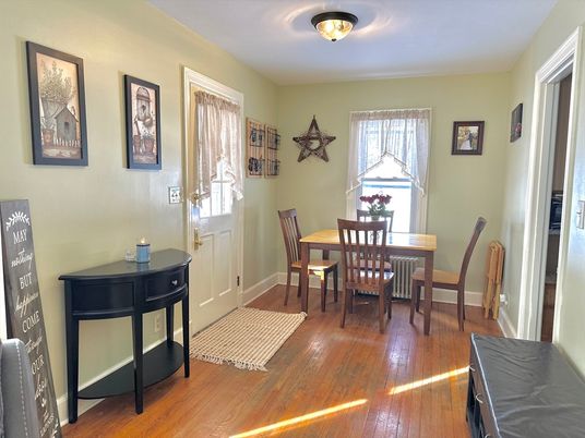 Dining room, Interior, Wood Texture Flooring