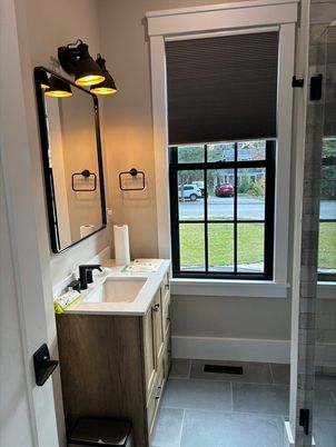 Bathroom, Glass Shower, Interior