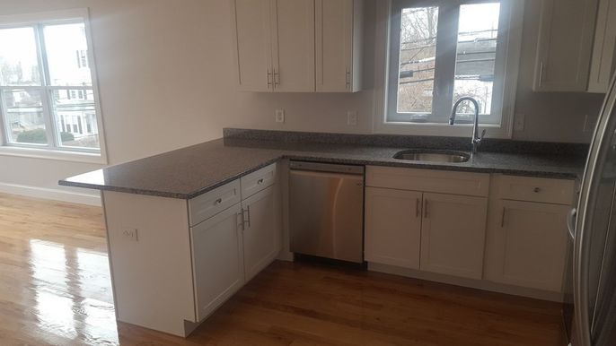 Interior, Kitchen, Wood Texture Flooring