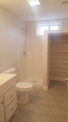 Bathroom, Interior, Wood Texture Flooring
