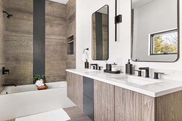 Bathroom, Dual Sink Vanities, Interior