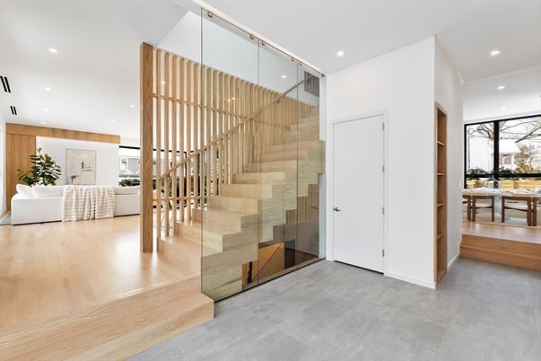 Interior, Recessed Lighting, Wood Texture Flooring