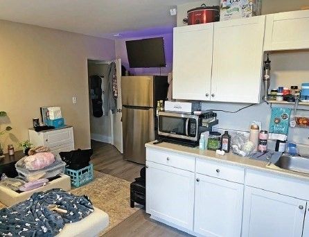Interior, Kitchen, Wood Texture Flooring