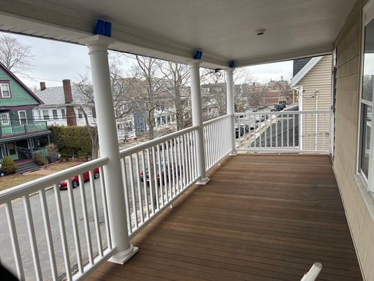 Exterior, Wood Texture Flooring