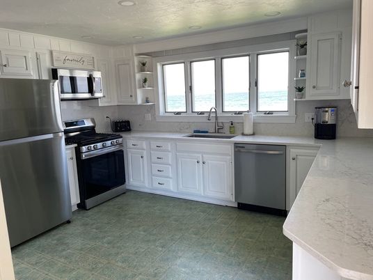 Interior, Kitchen, Recessed Lighting, Stainless Steel Appliances
