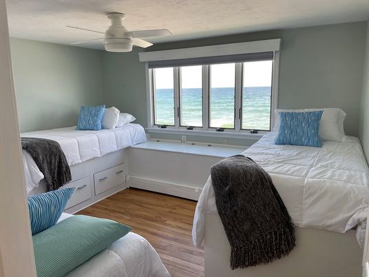 Bedroom, Interior, Water, Wood Texture Flooring