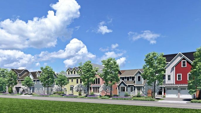 Exterior, Facade, Rowhouse