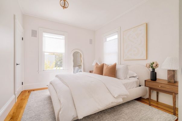 Bedroom, Interior, Wood Texture Flooring