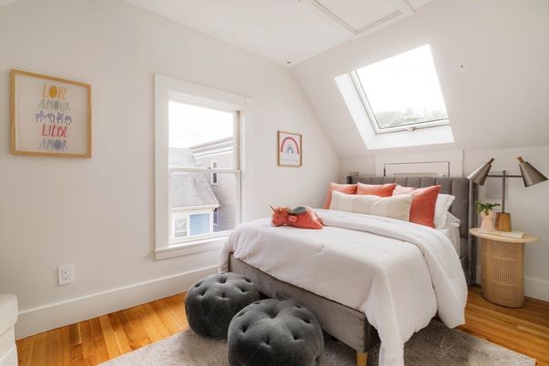Bedroom, Interior, Wood Texture Flooring