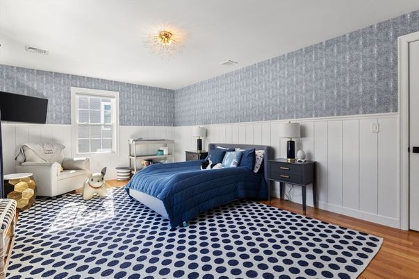 Bedroom, Interior, Wood Texture Flooring