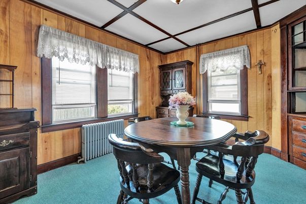 Dining room, Interior, Wooden Walls