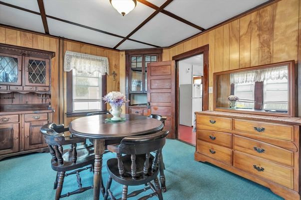 Dining room, Interior, Wooden Walls