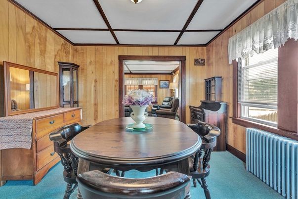 Dining room, Interior, Wooden Walls