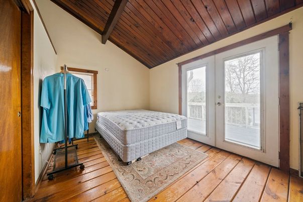 Bedroom, Interior, Wooden Beams, Wooden Ceilings, Wood Texture Flooring