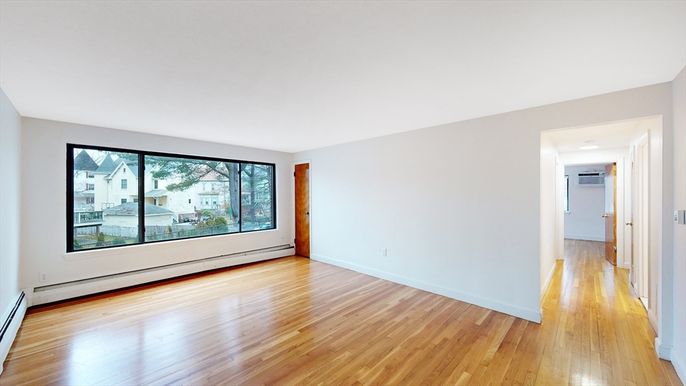 Empty room, Interior, Wood Texture Flooring