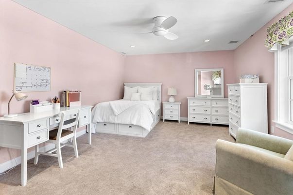 Bedroom, Home Office, Interior, Recessed Lighting