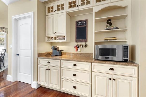 Interior, Kitchen, Wood Texture Flooring