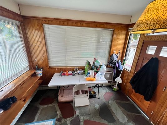 Home Office, Interior, Wooden Walls