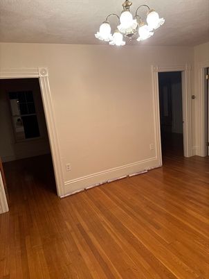 Chandelier, Empty room, Interior, Wood Texture Flooring