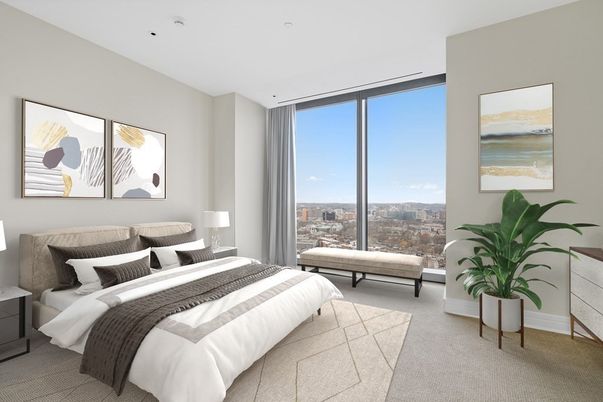 Bedroom, Interior, Recessed Lighting