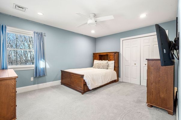 Bedroom, Interior, Recessed Lighting