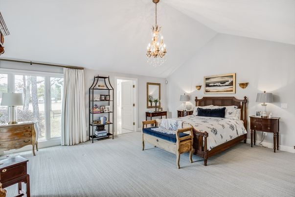 Bedroom, Chandelier, Interior