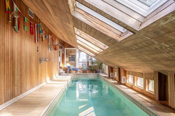 Interior, Pool, Wooden Beams, Wooden Ceilings, Wood Texture Flooring, Wooden Walls