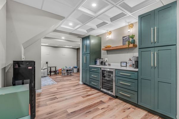 Interior, Recessed Lighting, Wood Texture Flooring