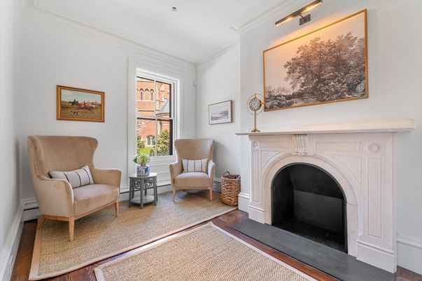 Fireplace, Interior, Wood Texture Flooring