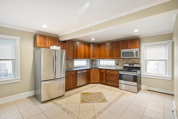 Interior, Kitchen, Recessed Lighting, Stainless Steel Appliances