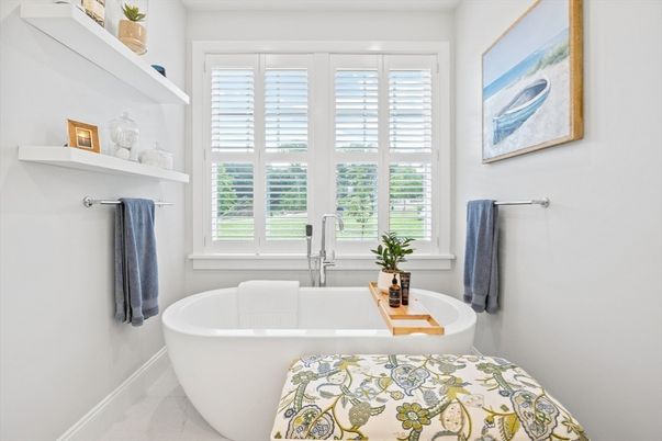 Bathroom, Free Standing Baths, Interior, Marble