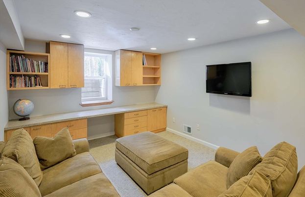 Interior, Living room, Recessed Lighting