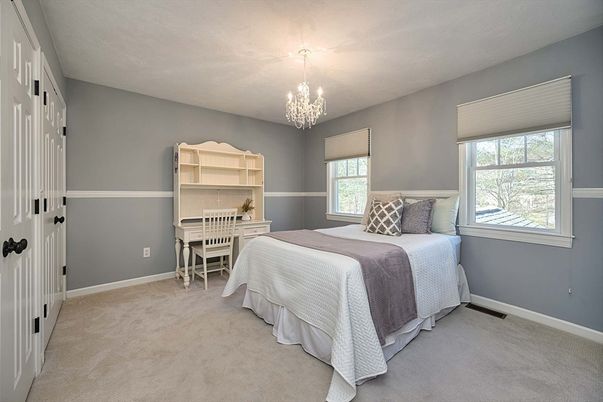 Bedroom, Chandelier, Home Office, Interior