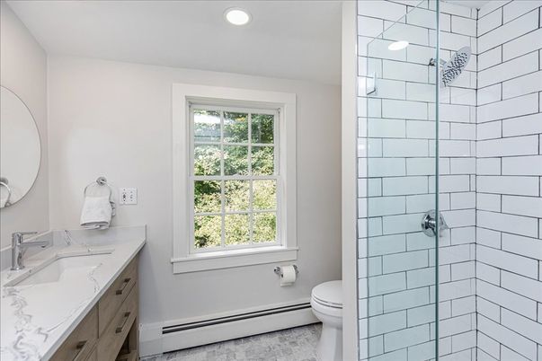 Bathroom, Interior, Recessed Lighting