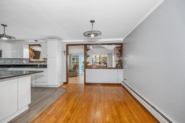Interior, Kitchen, Wood Texture Flooring