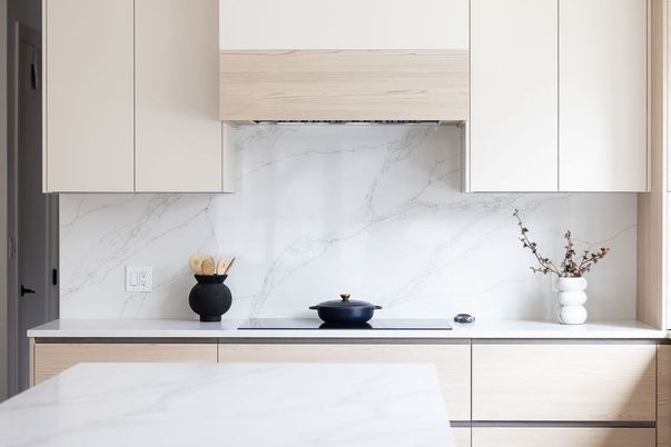 Interior, Kitchen, Marble Walls