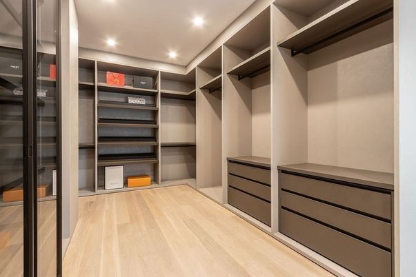 Interior, Recessed Lighting, Walk-in Closets, Wood Texture Flooring