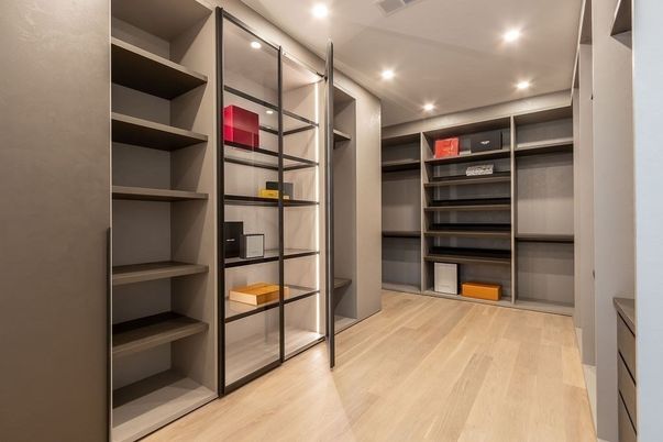 Interior, Recessed Lighting, Walk-in Closets, Wood Texture Flooring