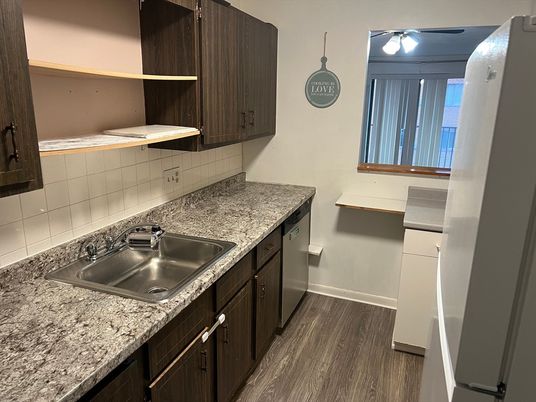 Interior, Kitchen, Wood Texture Flooring