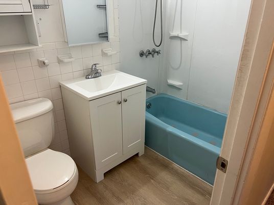 Bathroom, Interior, Wood Texture Flooring