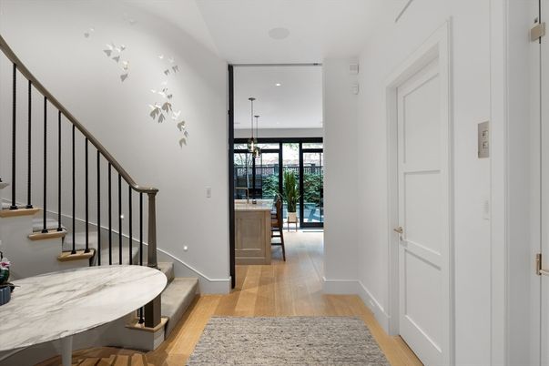 Interior, Pendant Lights, Recessed Lighting, Wood Texture Flooring