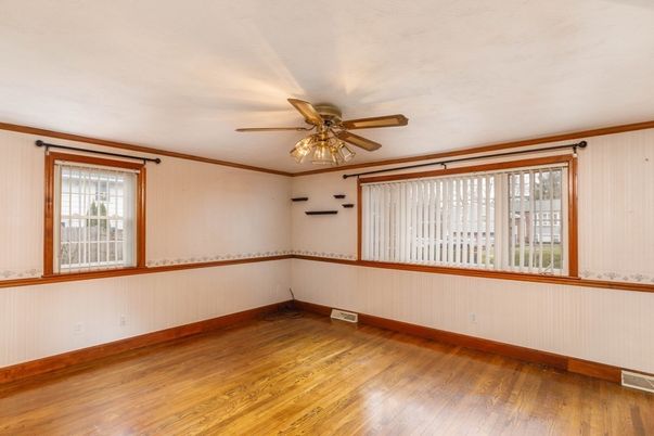Empty room, Interior, Wood Texture Flooring