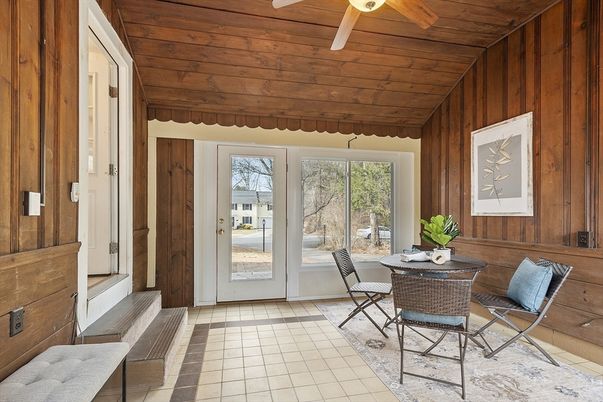 Dining room, Interior, Wooden Ceilings, Wooden Walls