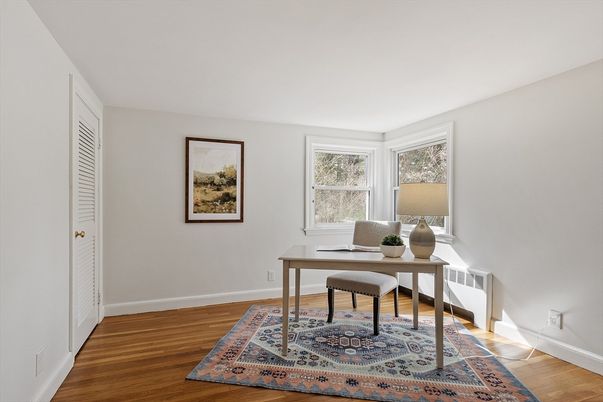 Home Office, Interior, Wood Texture Flooring