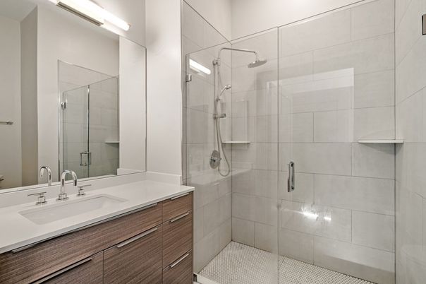 Bathroom, Glass Shower, Interior